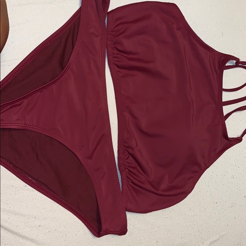 Maroon swimsuit/bikini
